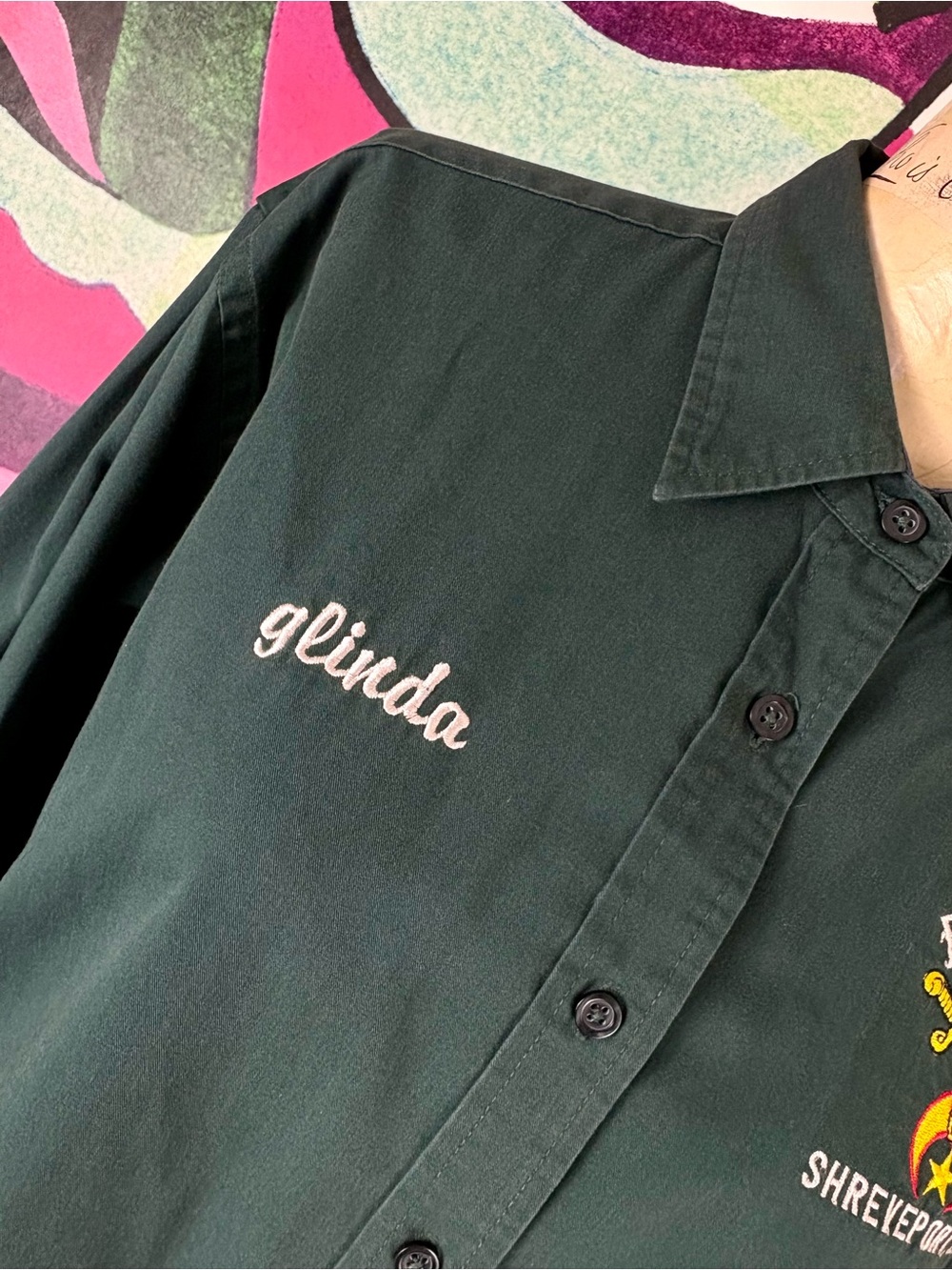 VTG 2000s El Karubah Shreveport Louisiana “Glinda” Button Up Shirt - Picture 3 of 5